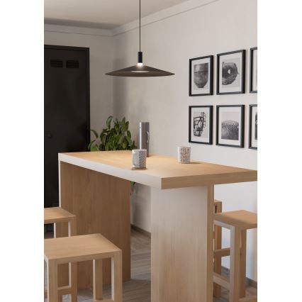 Eglo - LED RGBW himmennettävä riippuvalaisin vaijerilla LED/15,5W/230V 2700-6500K musta