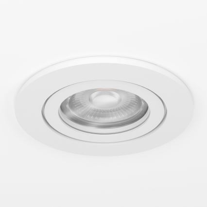 Eglo - LED-kylpyhuoneen upotettava kohdevalaisin 1xGU10/4,5W/230V IP44 valkoinen