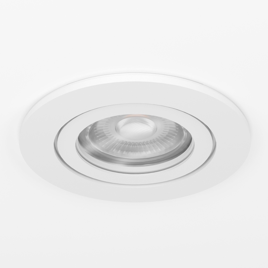 Eglo - LED-kylpyhuoneen upotettava kohdevalaisin 1xGU10/4,5W/230V IP44 valkoinen