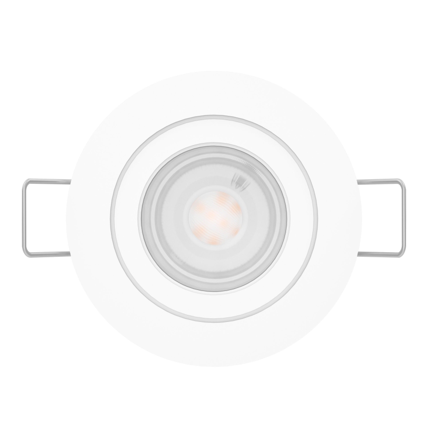 Eglo - LED-kylpyhuoneen upotettava kohdevalaisin 1xGU10/4,5W/230V IP44 valkoinen