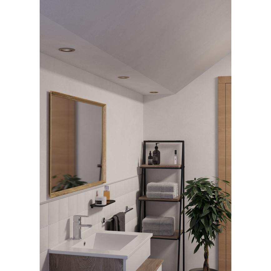 Eglo - LED-uppoasennettava kylpyhuoneen kohdevalaisin 1xGU10/4,5W/230V IP44 mattakromi