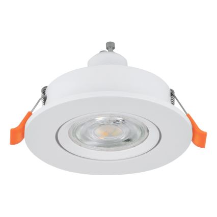 Eglo - LED-upotettava spottivalaisin 1xGU10/4,5W/230V valkoinen