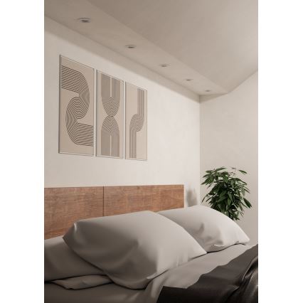 Eglo - LED-upotettava spottivalaisin 1xGU10/4,5W/230V valkoinen