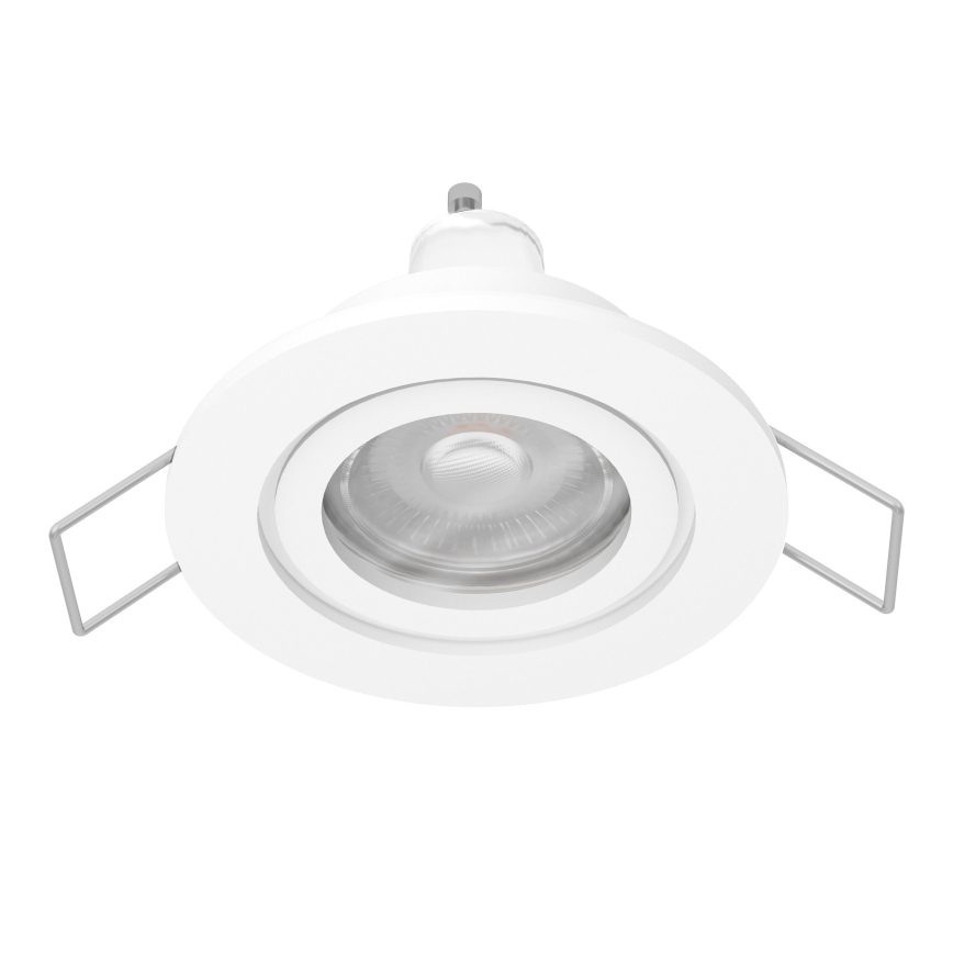 Eglo - LED-kylpyhuoneen upotettava kohdevalaisin 1xGU10/4,5W/230V IP44 valkoinen
