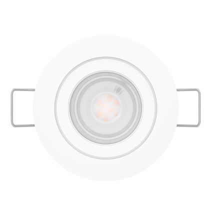 Eglo - LED-kylpyhuoneen upotettava kohdevalaisin 1xGU10/4,5W/230V IP44 valkoinen