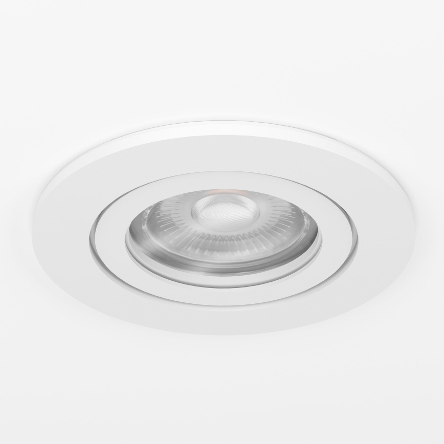 Eglo - LED-kylpyhuoneen upotettava kohdevalaisin 1xGU10/4,5W/230V IP44 valkoinen