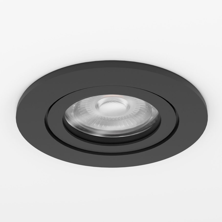 Eglo - LED-upotettava kohdevalaisin 1xGU10/4,5W/230V musta