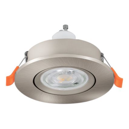 Eglo - LED upotettava kohdevalaisin 1xGU10/4,5W/230V mattakromi