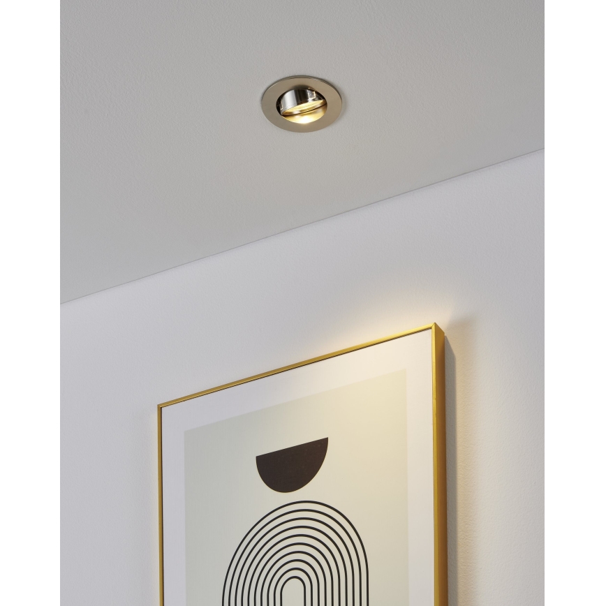 Eglo - 3 kpl LED-uppovalaisinsarja, 1 x GU10/4,5W/230V, mattakromi