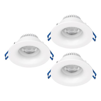 Eglo - SETTI 3x LED-kylpyhuoneen uppovalaisin LED/4,9W/230V 2700/4000/6500K halkaisija 8,8 cm IP65 valkoinen