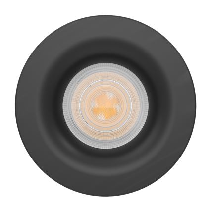 Eglo - kylpyhuoneen upotettava LED-alasvalo LED/4,9W/230V 2700/4000/6500K halkaisija 8,8 cm IP65 musta