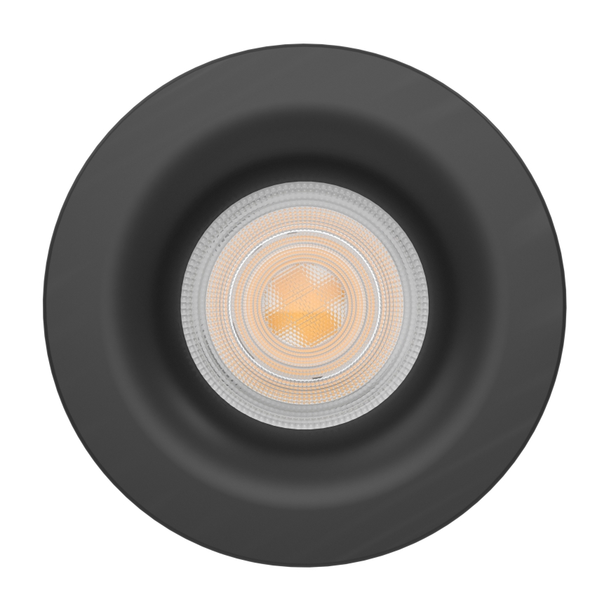 Eglo - kylpyhuoneen upotettava LED-alasvalo LED/4,9W/230V 2700/4000/6500K halkaisija 8,8 cm IP65 musta