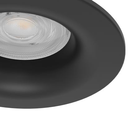 Eglo - kylpyhuoneen upotettava LED-alasvalo LED/4,9W/230V 2700/4000/6500K halkaisija 8,8 cm IP65 musta