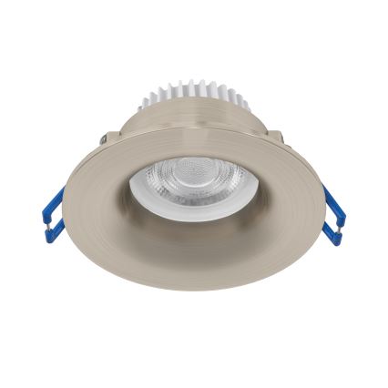 Eglo - LED-kylpyhuoneen upotettava valaisin LED/4,9W/230V 2700/4000/6500K Ø 8,8 cm IP65 mattakromi