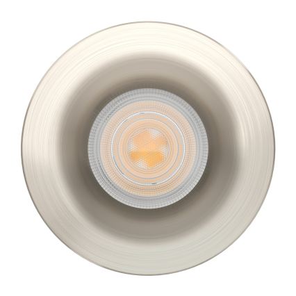 Eglo - LED-kylpyhuoneen upotettava valaisin LED/4,9W/230V 2700/4000/6500K Ø 8,8 cm IP65 mattakromi