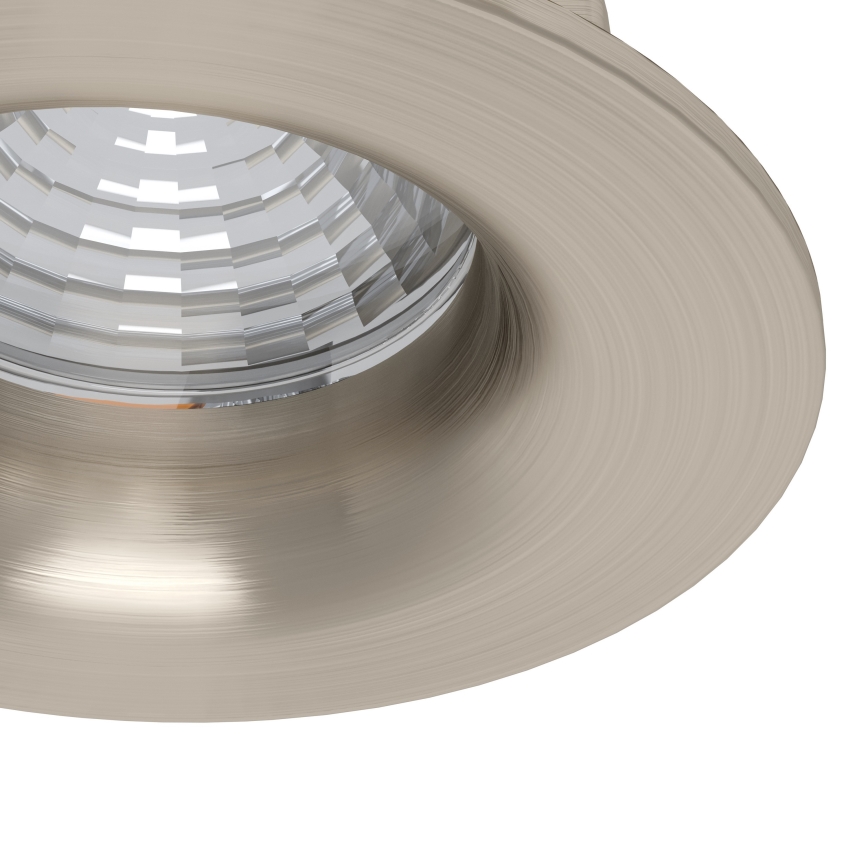 Eglo - 3 kpl himmennettäviä LED-uppovalaisimia LED/4,8W/230V Ø 8,8 cm mattakromi