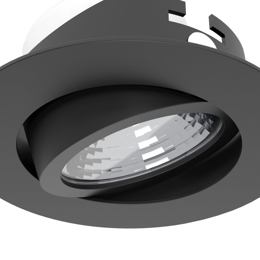 Eglo - 3 kpl himmennettäviä upotettavia LED-alasvaloja LED/6,4W/230V, halkaisija 8,8 cm, musta