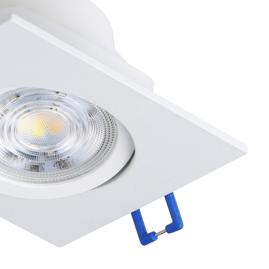 Eglo - 3 kpl dimmattavia upotettavia LED-kattovalaisimia, LED/4,8W/230V, 8,8x8,8 cm, valkoinen