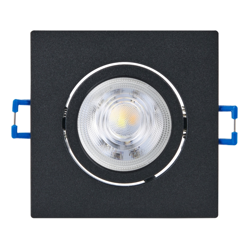 Eglo - Setti 3x himmennettävä LED-upotettava alasvalaisin LED/6,4W/230V 8,8x8,8 cm musta