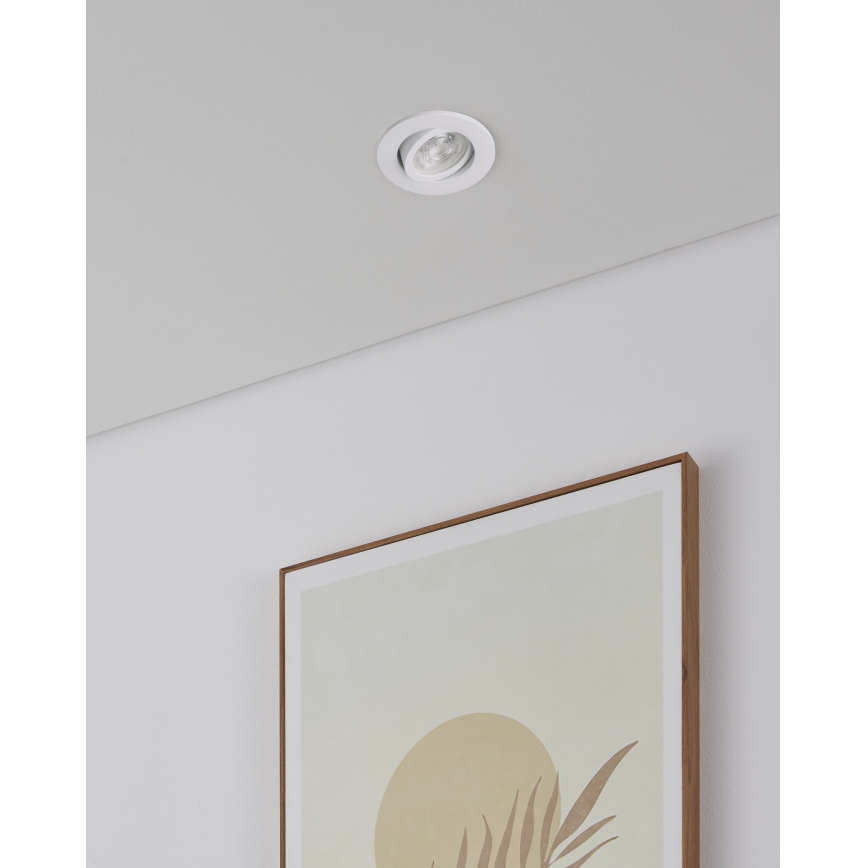 Eglo - Setti 3 kpl himmennettäviä RGBW-LED-alasvaloja, 4,7W/230V, 2700–6500K, valkoinen