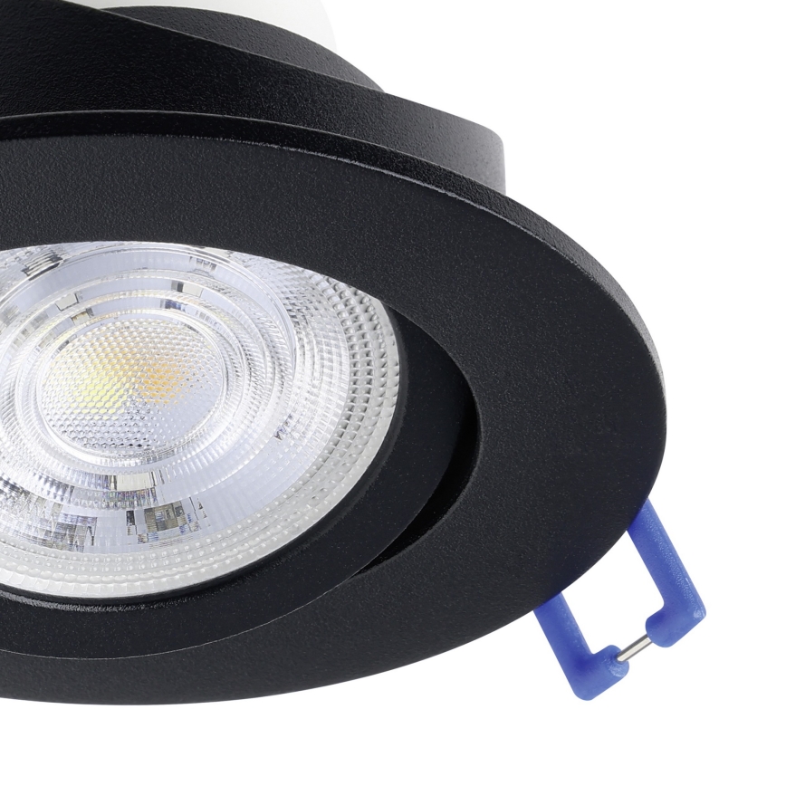 Eglo - SETTI 3x RGBW-LED himmennettävät upotettavat alasvalaisimet LED/4,7W/230V 2700-6500K musta