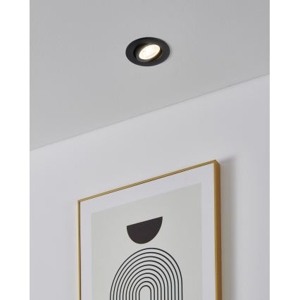 Eglo - SETTI 3x RGBW-LED himmennettävät upotettavat alasvalaisimet LED/4,7W/230V 2700-6500K musta