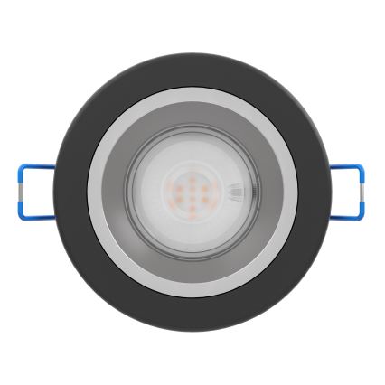 Eglo - Himmennettävä kylpyhuoneen upotettava LED-alasvalo LED/4,8W/230V 2700/4000/6500K IP44 musta