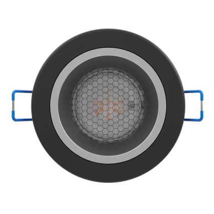 Eglo - LED RGBW himmennettävä kylpyhuoneen upotettava alasvalo LED/4,8W/230V 2700-6500K IP44 musta