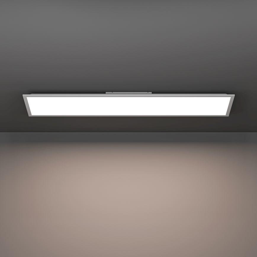 Eglo - LED himmennettävä pinta-asennettava paneeli LED/33,5W/230V 2700-6500K 120x30 cm valkoinen + kaukosäädin