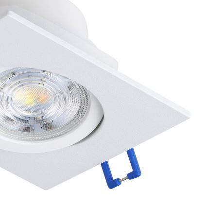 Eglo - 3 kpl dimmattavia LED-uppovalaisimia LED/6,4W/230V 8,8x8,8 cm valkoinen