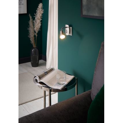 Eglo - pistokkeellinen LED-valaisin 1xGU10/2,8W/230V mattakromi