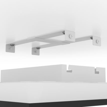 Eglo - LED-kattovalaisin LED/18,8W/230V 2700/4000/6500K 40x40 cm musta