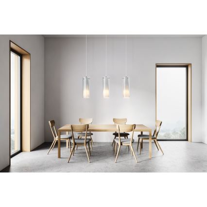 EGLO - Riippuvalaisin 3xE27/60W savunvärinen