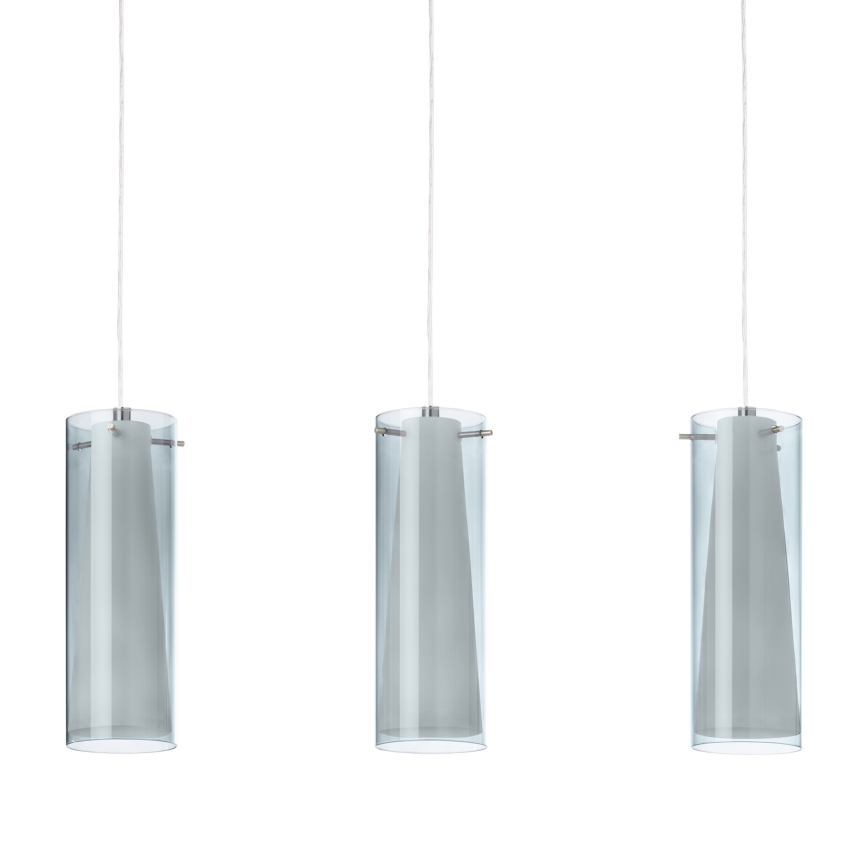 EGLO - Riippuvalaisin 3xE27/60W savunvärinen