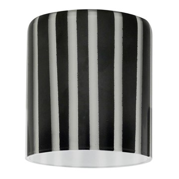 Eglo 90858 - Varjostin kattokruunuun, pöytävalaisimeen, kattovalaisimeen ja kohdevalaisimeen MY CHOICE E14 halkaisija 7 cm mustavalkoinen