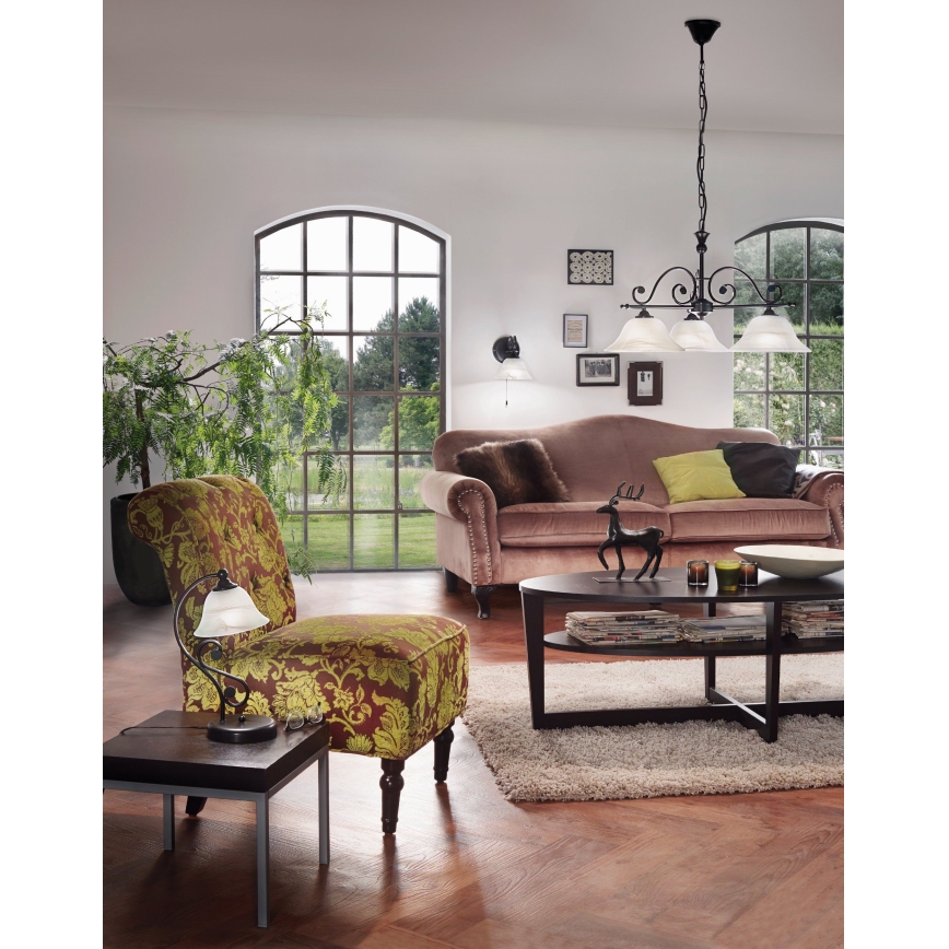 Eglo 91005 - Kattokruunu ketjussa MURCIA 3xE27/60W/230V