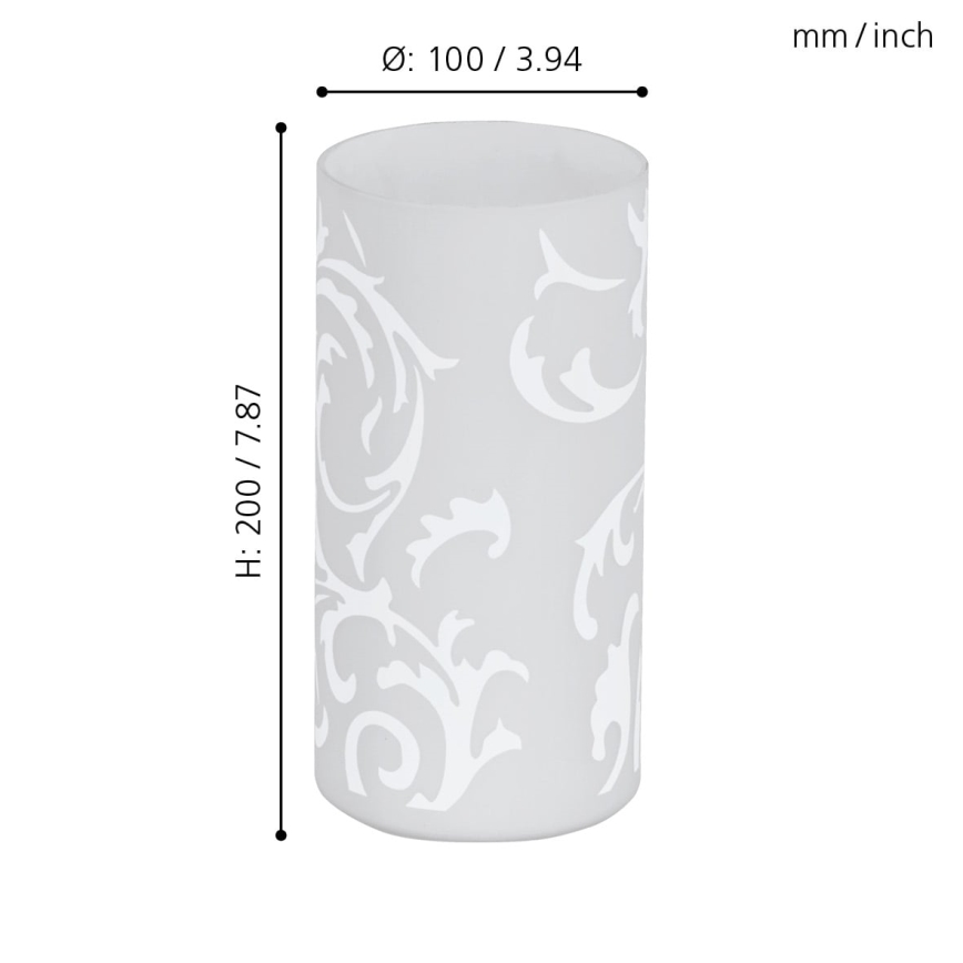 EGLO 91242 - Pöytävalaisin GEO 1xE14/60W