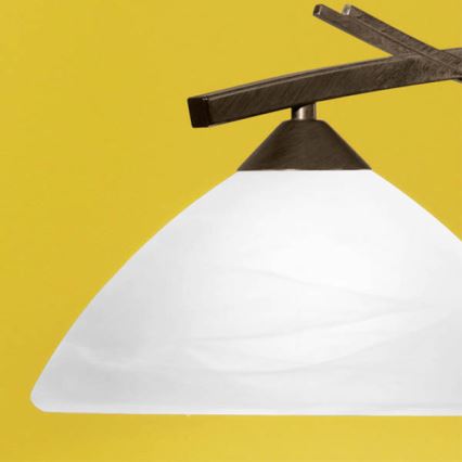 EGLO 91433 - Kattokruunu VINOVO 2xE27/60W/230V