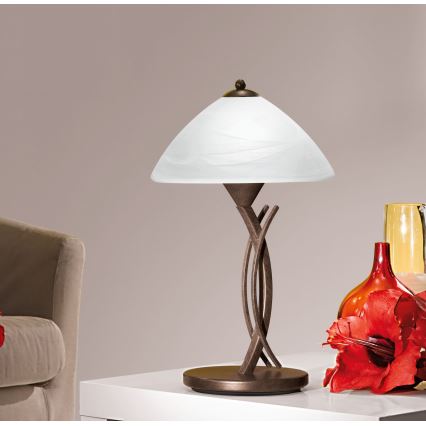 EGLO 91435 - Pöytävalaisin VINOVO 1xE27/60W/230V