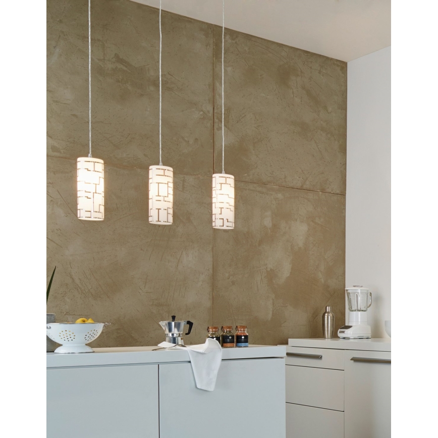 Eglo - Kattokruunu johdossa 3xE27/60W/230V