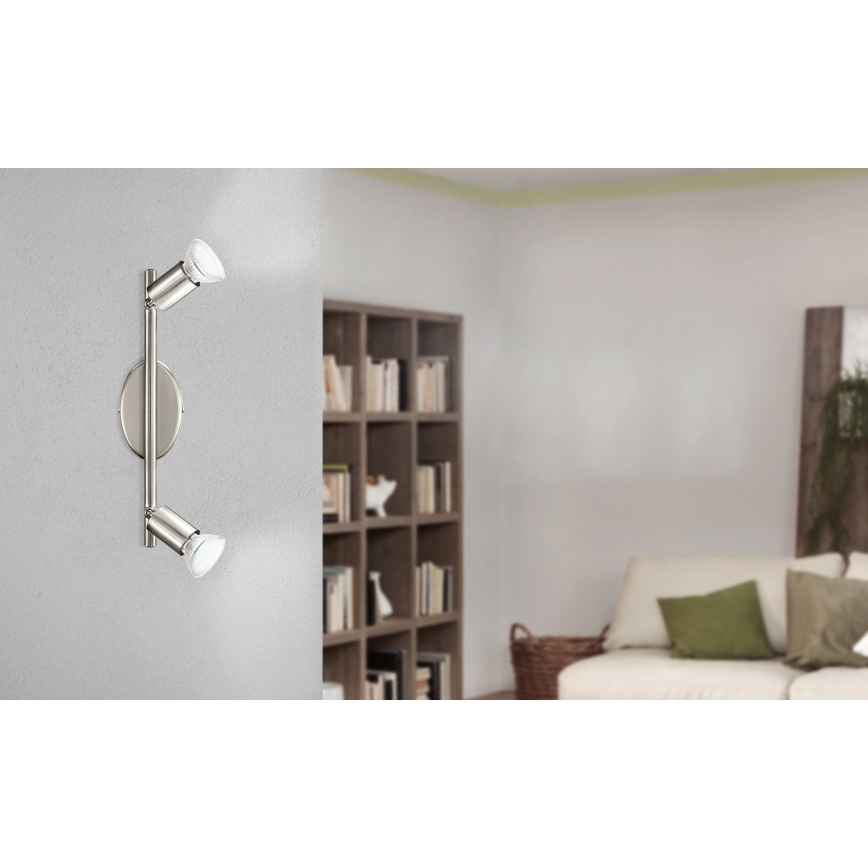 Eglo - LED-kohdevalaisin 3xGU10-LED/2,8W/230V