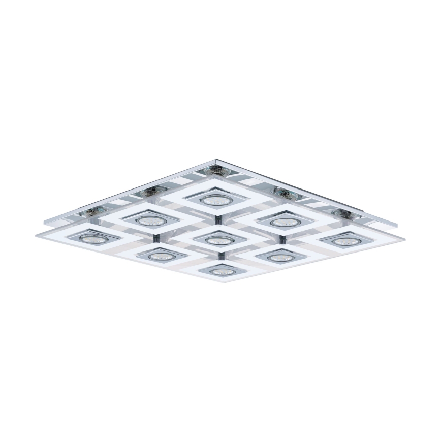 Eglo 92877 - LED-kattovalaisin CABO 9xGU10/3W/230V