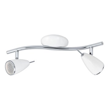 Eglo 93129 - LED-kohdevalaisin RICCIO 2 2xGU10/3W/230V