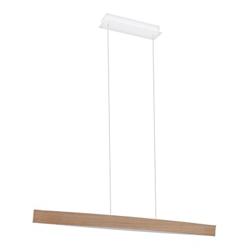 Eglo 93342 - LED-riippuvalaisin FORNES LED/24W/230V tammi