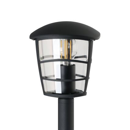Eglo - LED ulkovalaisin 1xE27/8,5W/230V IP44 musta
