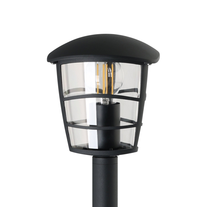 Eglo - LED ulkovalaisin 1xE27/8,5W/230V IP44 musta