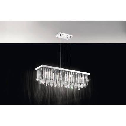 Eglo 93423 - Kattokruunu narulla CALAONDA 11xG9/33W/230V