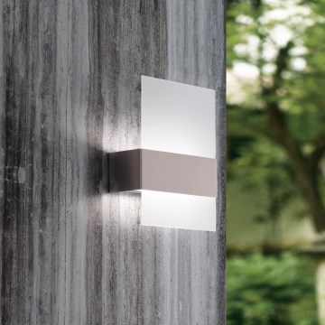 Eglo 93438 - LED-ulkovalaisin NADELA 2xLED/2,5W/230V IP44