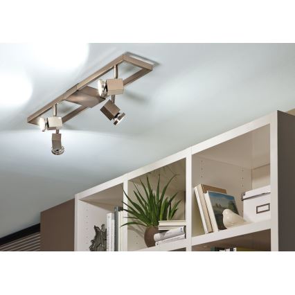 Eglo 93678 - LED-kohdevalaisin ZERACO 4xGU10/5W/230V