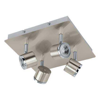 Eglo 93696 - LED-kohdevalaisin PIERINO 4xLED/5W/230V